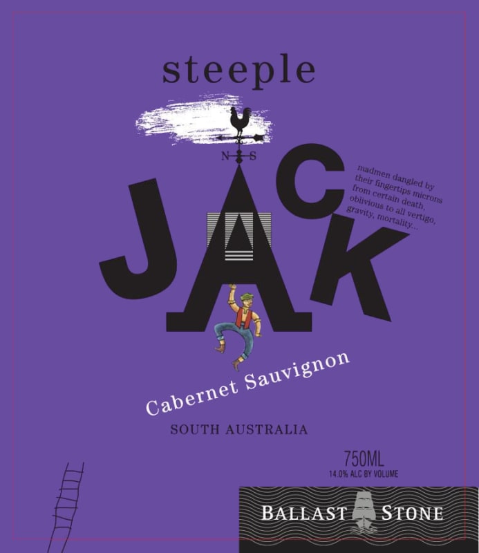 Ballast Stone Estate Wines Steeple Jack Cabernet Sauvignon 2015 Front Label