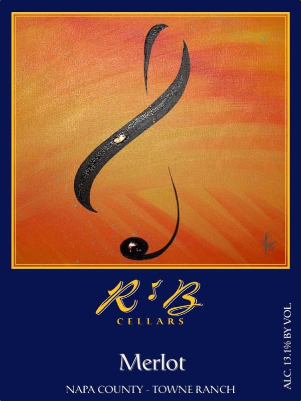 R & B Cellars Minuet Merlot 2009 Front Label