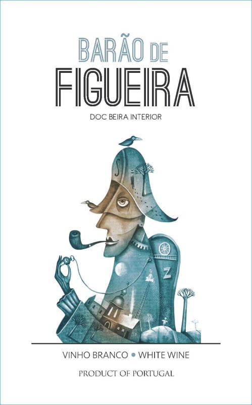 Barao de Figueira Branco 2014 Front Label