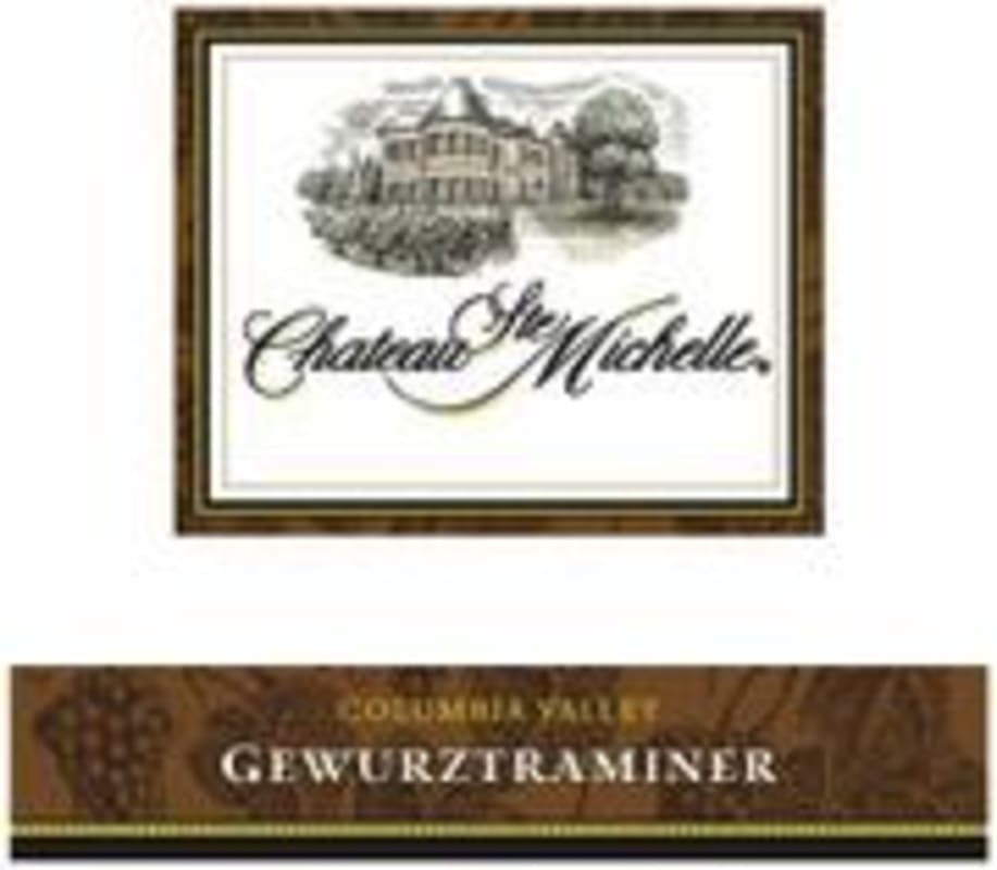 Chateau Ste. Michelle Gewurztraminer 1998 Front Label