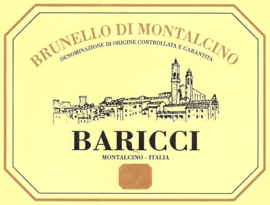 Baricci Montosoli Brunello di Montalcino 2006 Front Label