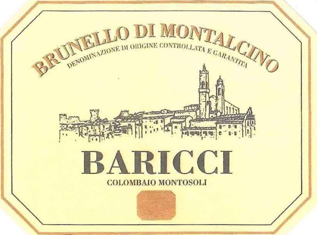 Baricci Montosoli Brunello di Montalcino 2011 Front Label