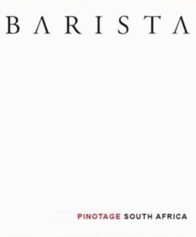 Barista Pinotage 2012 Front Label