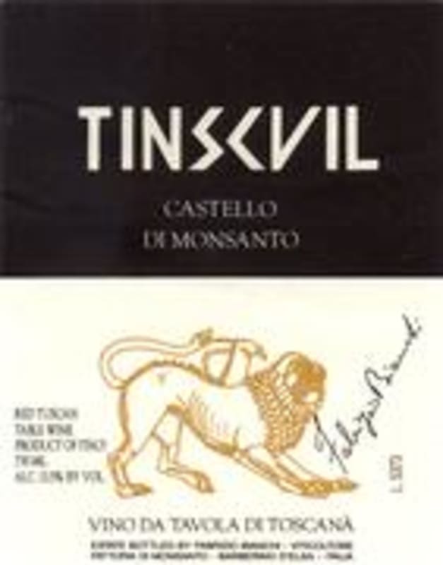 Castello di Monsanto Tinscvil Rosso Toscano 1995 Front Label