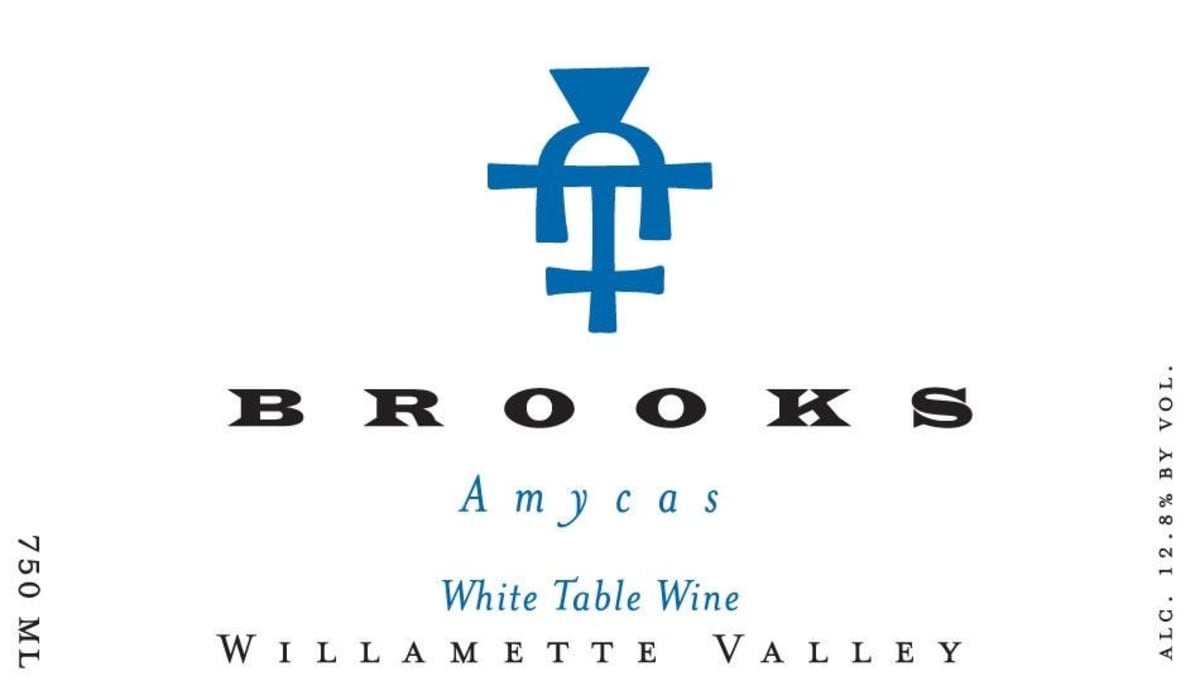 Brooks Amycas White Blend 2010 Front Label
