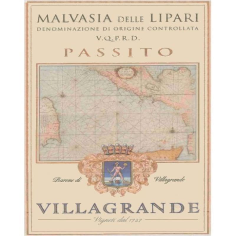 Baron Villagrande Malvasia delle Lipari 2007 Front Label
