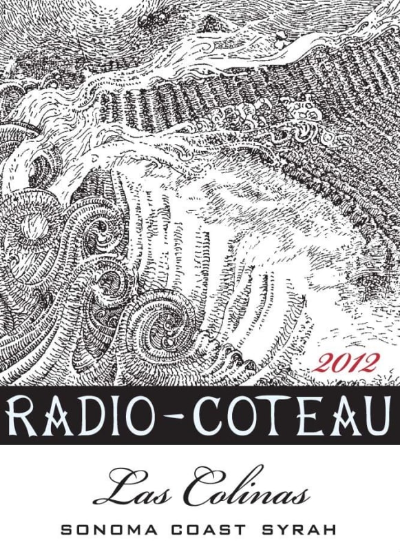 Radio-Coteau Las Colinas Vineyard Syrah 2012 Front Label