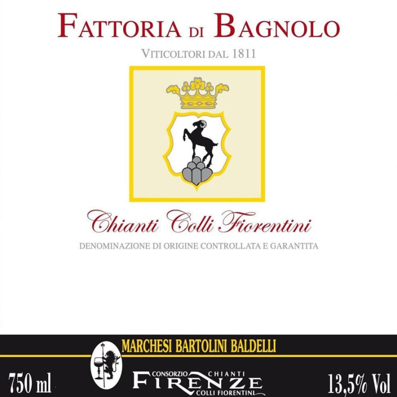 Bartolini Baldelli Fattoria di Bagnolo Chianti Colli Fiorentini 2014 Front Label