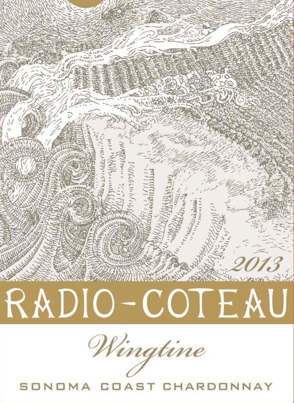 Radio-Coteau Wingtine Chardonnay 2013 Front Label