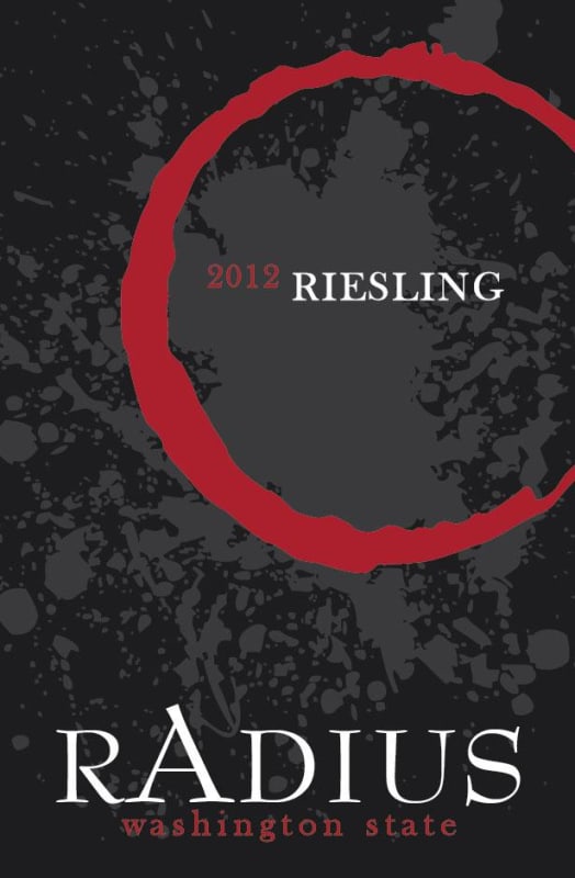 Radius Riesling 2012 Front Label