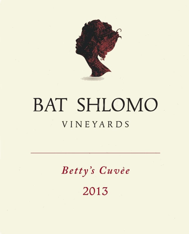 Bat Shlomo Vineyards Betty's Cuvee 2013 Front Label