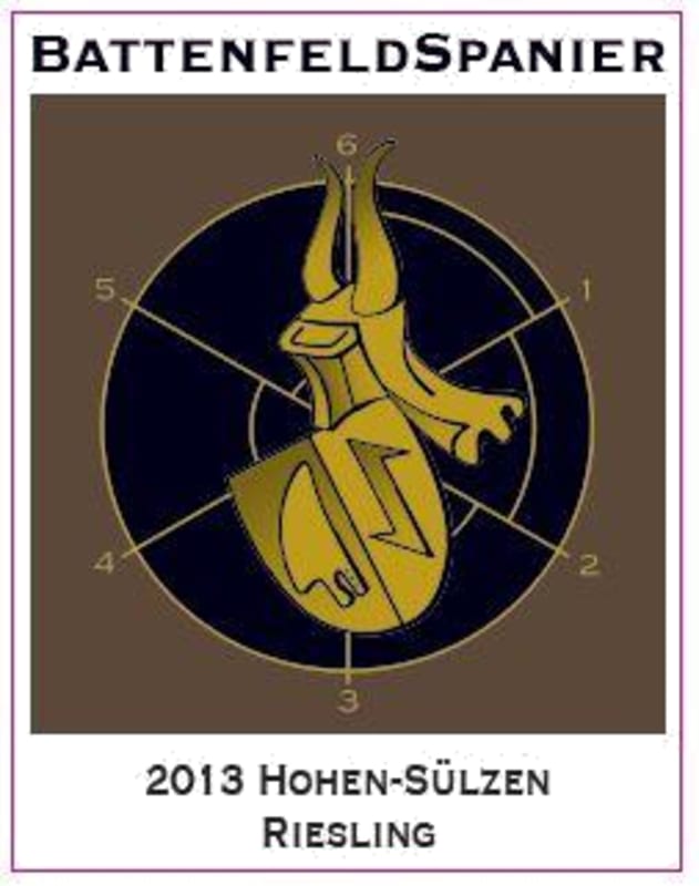 Battenfeld-Spanier Hohen-Sulzen Riesling Trocken 2013 Front Label