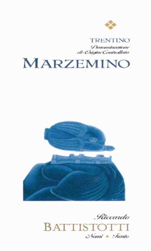 Battistotti Winery Trentino Marzemino 2014 Front Label