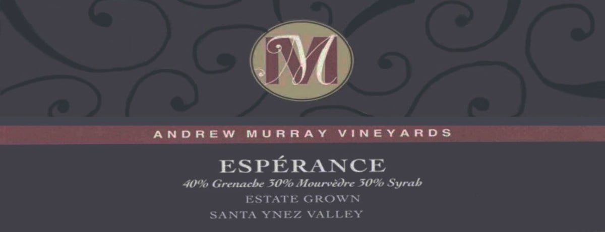 Andrew Murray Esperance Red Blend 2006 Front Label