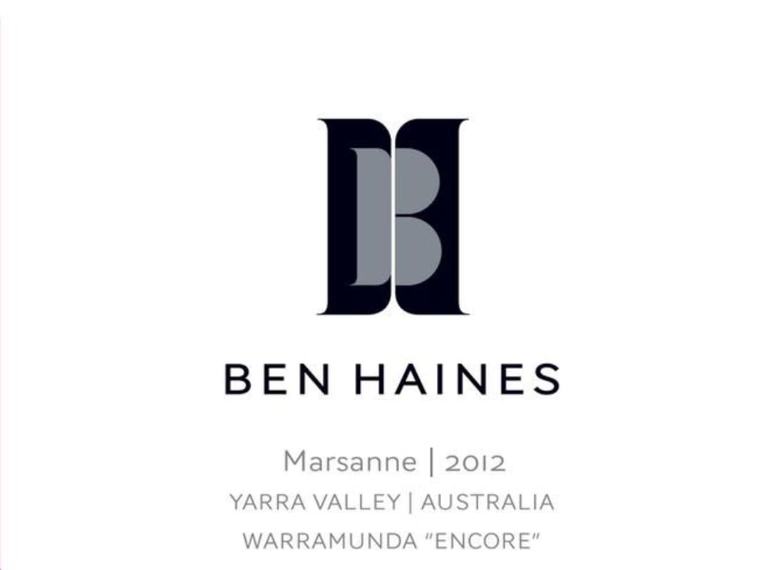 Ben Haines Marsanne 2012 Front Label