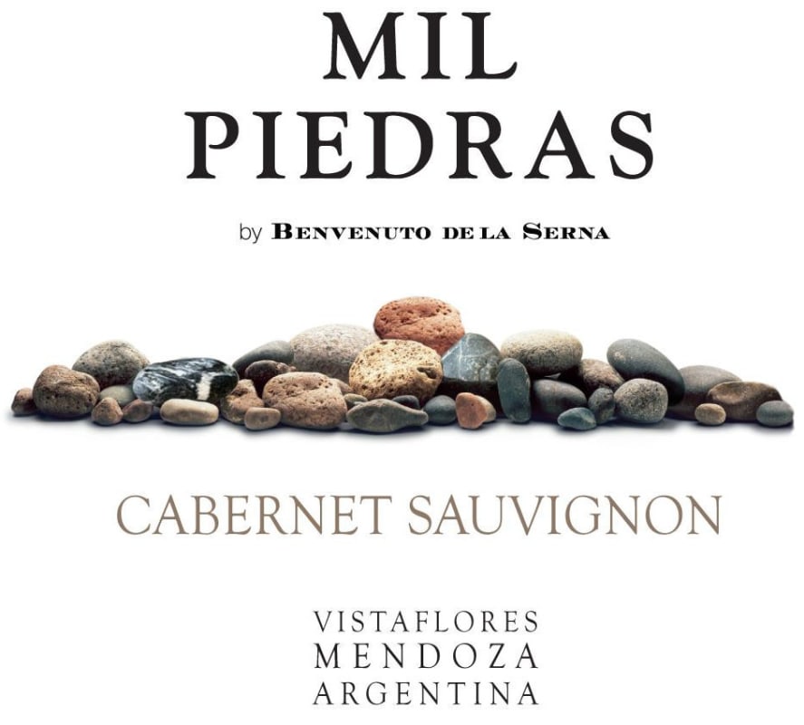 Benevuto de la Serna Mil Piedras Cabernet Sauvignon 2014 Front Label