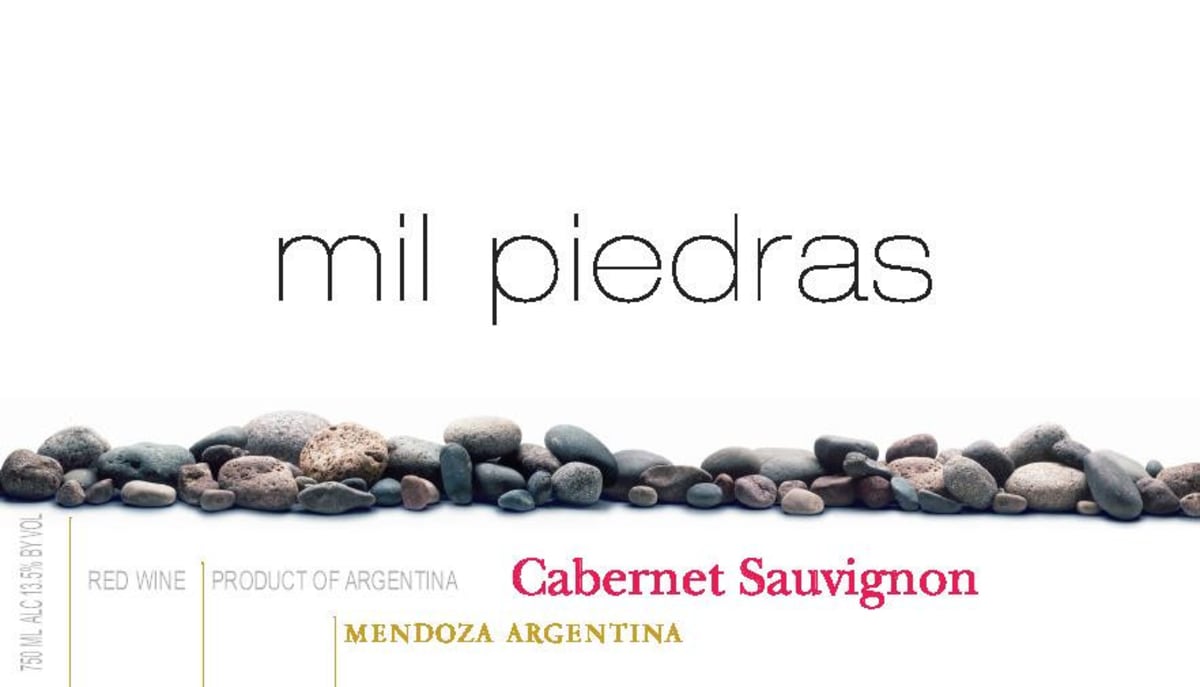 Benevuto de la Serna Mil Piedras Cabernet Sauvignon 2011 Front Label
