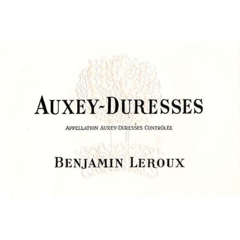 Benjamin Leroux Cote de Beaune Auxey-Duresses 2013 Front Label