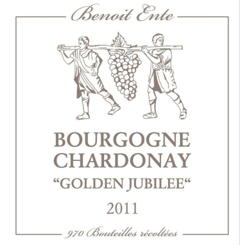 Benoit Ente Golden Jubilee Bourgogne Chardonnay 2011 Front Label