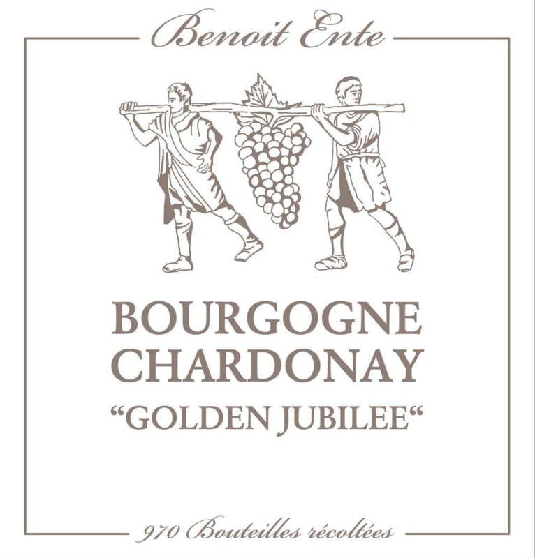 Benoit Ente Golden Jubilee Chardonnay 2014 Front Label