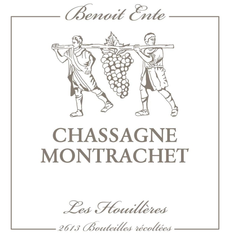 Benoit Ente Chassagne Montrachet Les Houilleres 2014 Front Label