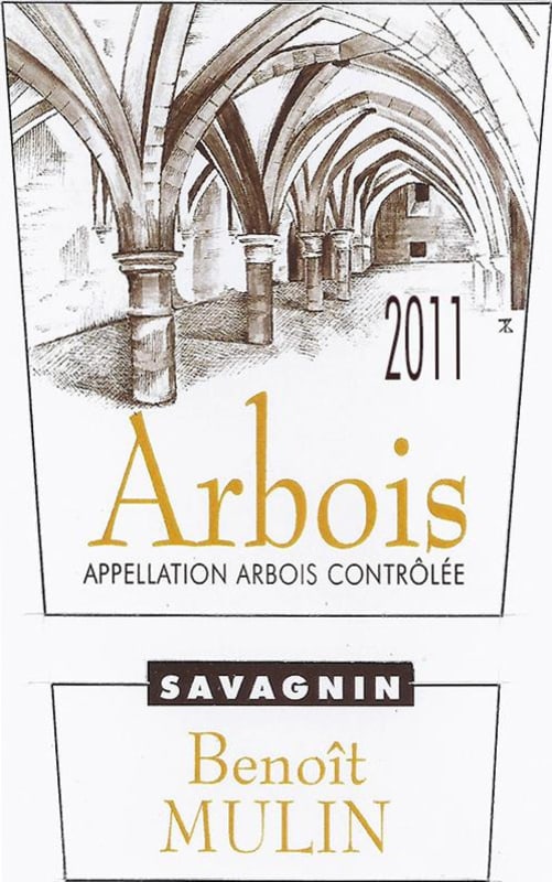 Benoit Mulin Arbois Savagnin 2011 Front Label