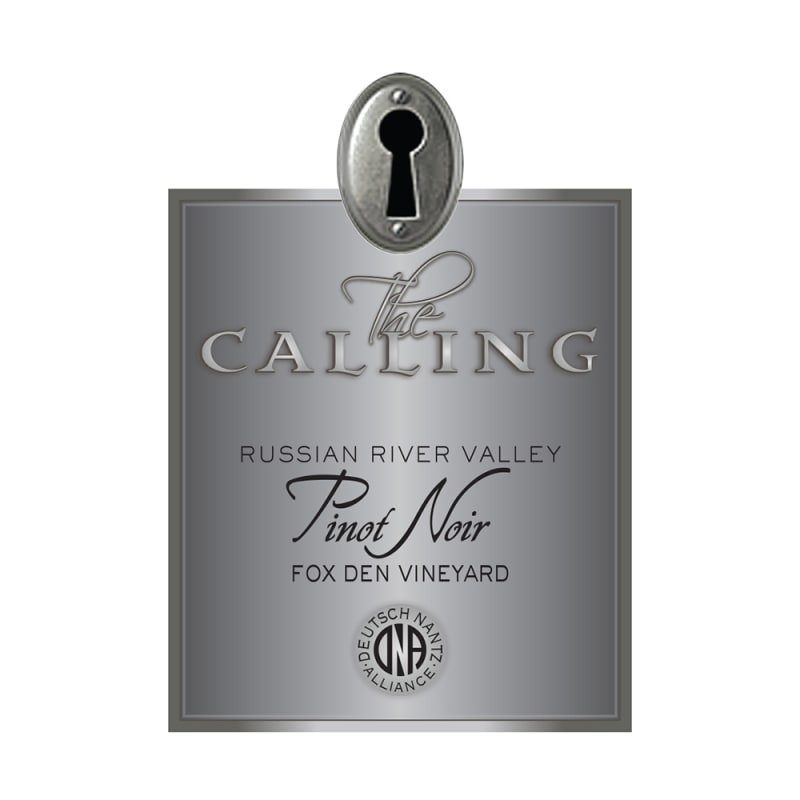 The Calling Fox Den Pinot Noir 2014 Front Label