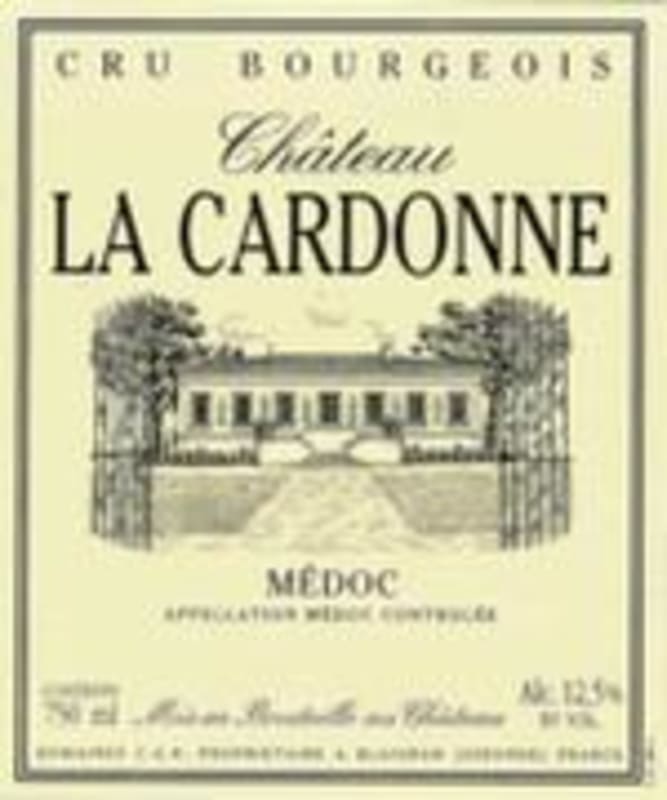 Chateau La Cardonne Medoc 1997 Front Label