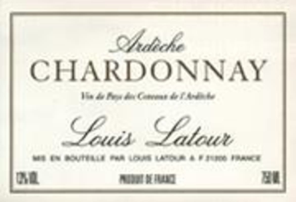 Louis Latour Ardeche Chardonnay (1.5L) 1998 Front Label