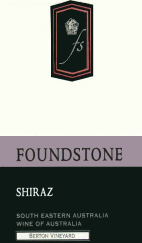 Berton Vineyards Foundstone Shiraz 2013 Front Label