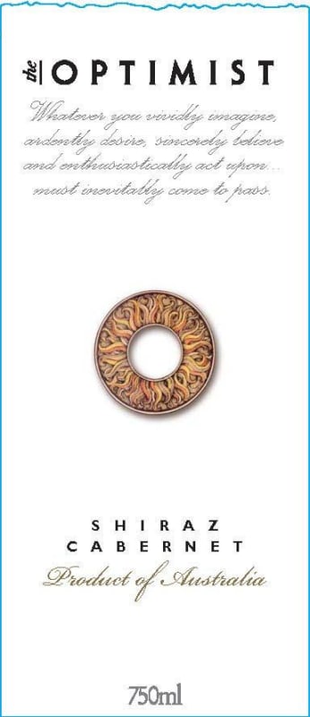 Berton Vineyards The Optimist Shiraz Cabernet 2012 Front Label