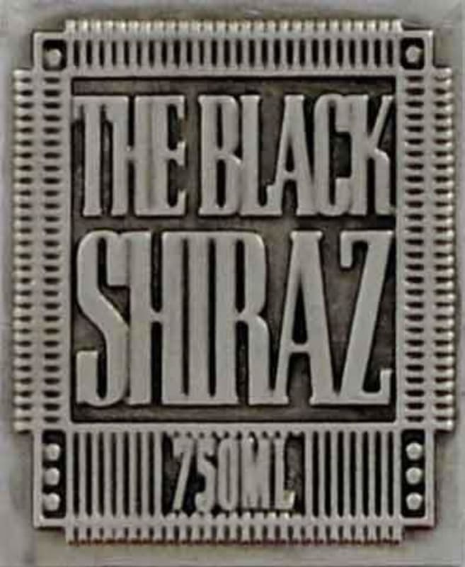 Berton Vineyards Metal Label The Black Shiraz 2009 Front Label