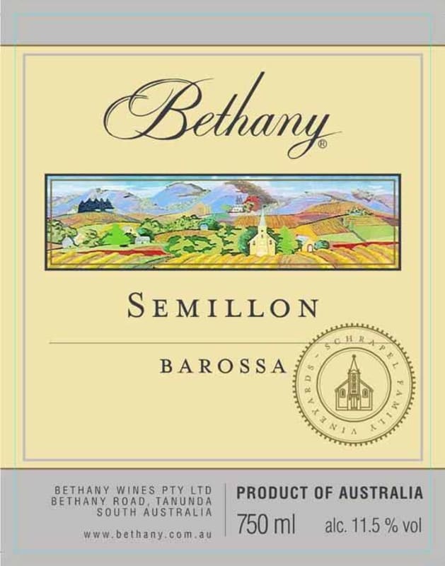 Bethany Wines Semillon 2010 Front Label