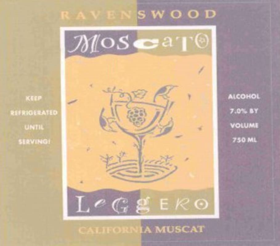 Ravenswood Moscato Leggero 2011 Front Label