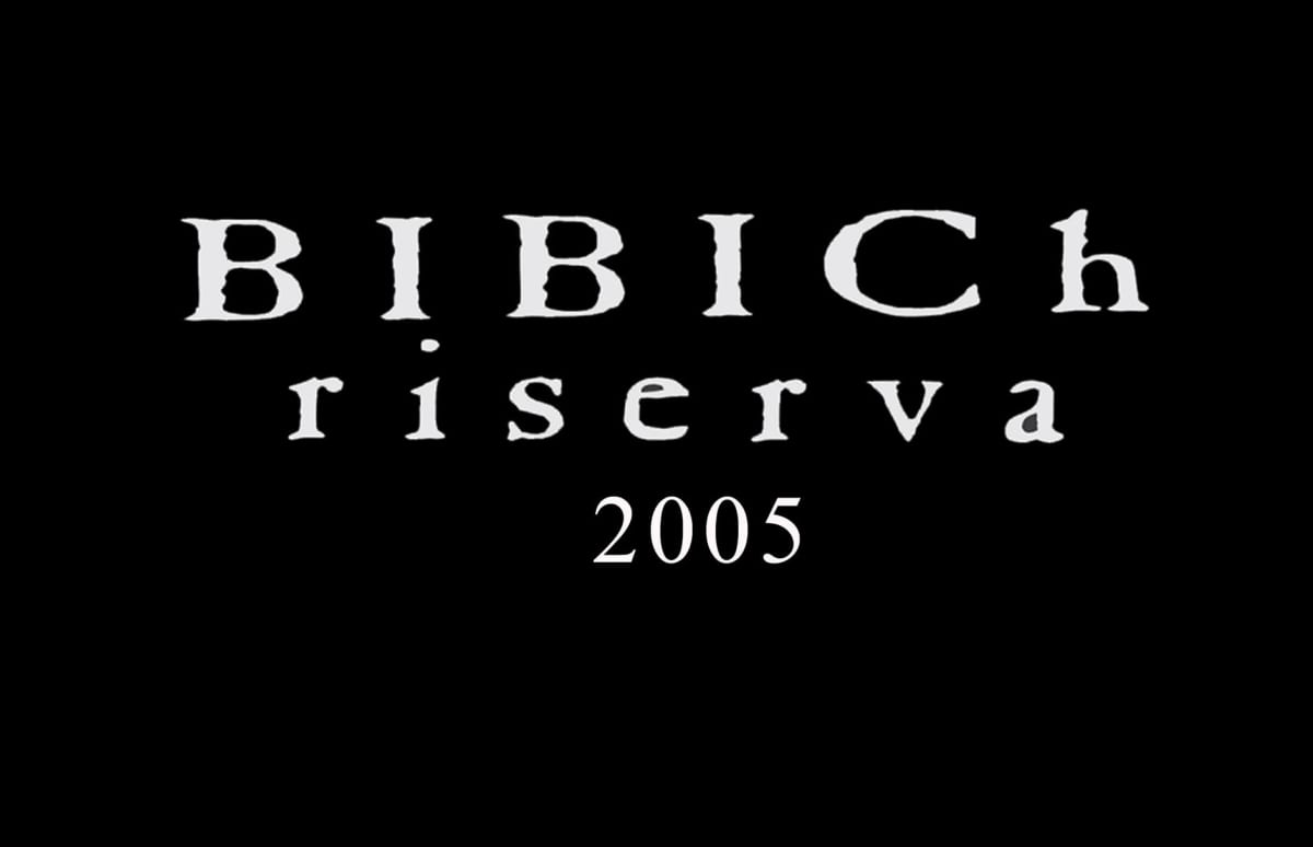 Bibich North Dalmatia Reserva 2005 Front Label