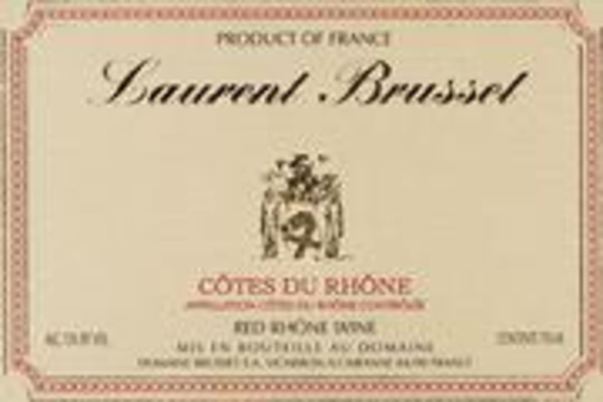 Domaine Brusset Cotes du Rhone 1999 Front Label