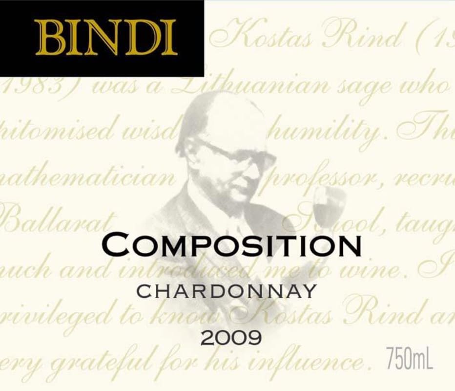 Bindi Wines Composition Chardonnay 2009 Front Label