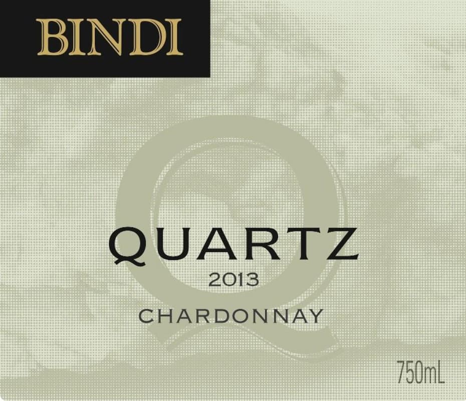 Bindi Wines Quartz Chardonnay 2013 Front Label