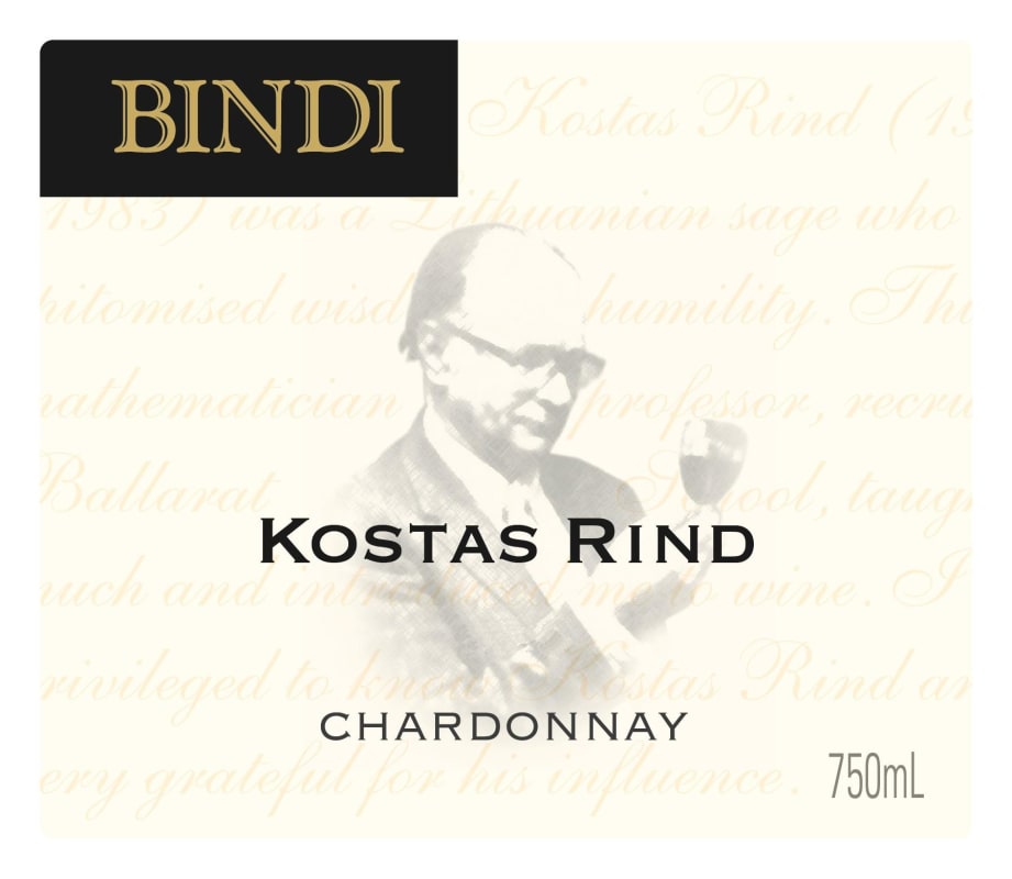 Bindi Wines Kostas Rind Chardonnay 2015 Front Label