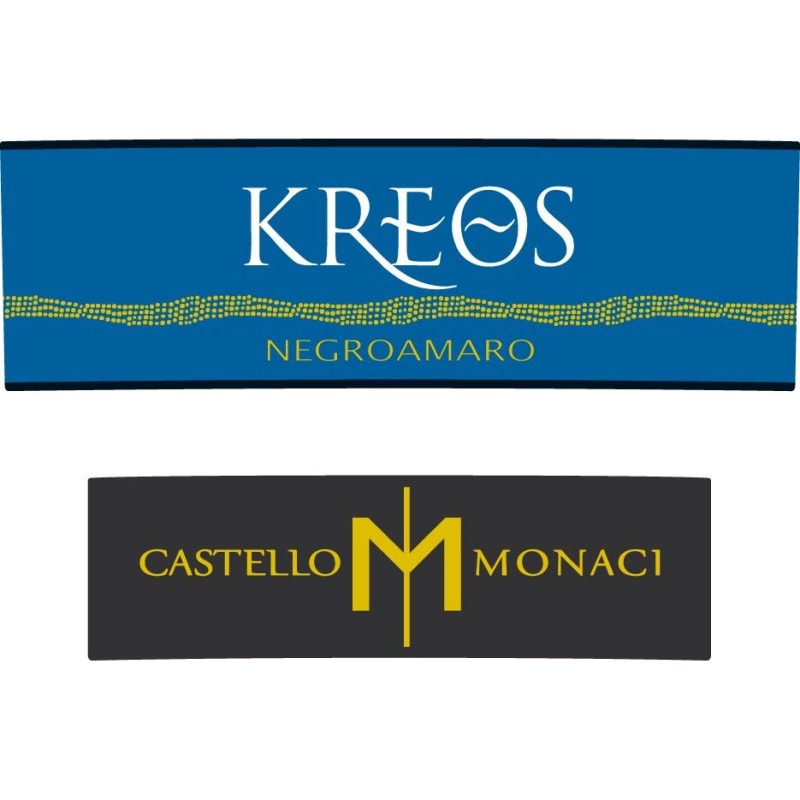 Castello Monaci Salento Kreos Rosato 2016 Front Label