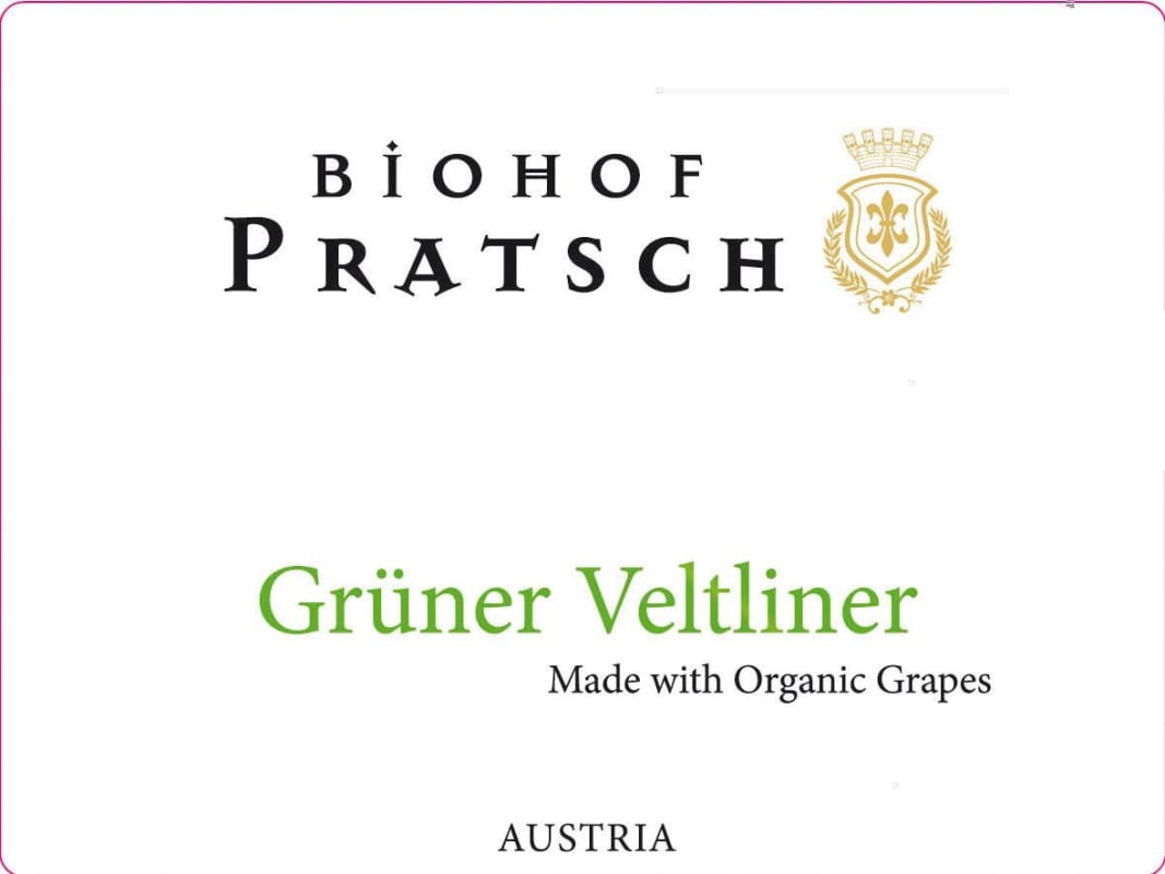 Biohof Pratsch Gruner Veltliner 2014 Front Label