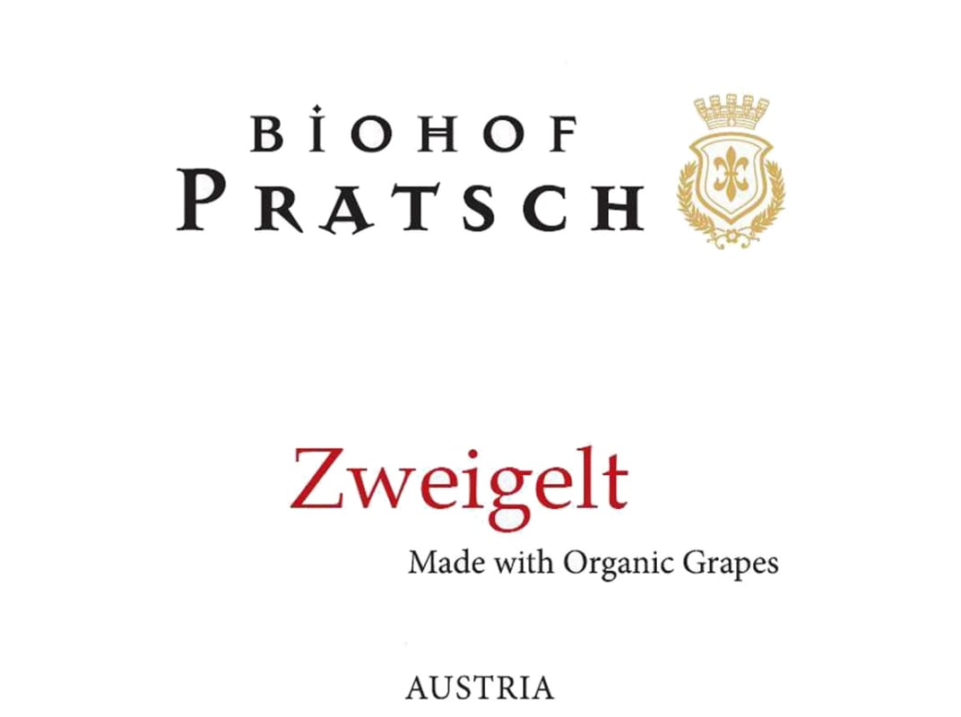 Biohof Pratsch Blauer Zweigelt 2013 Front Label