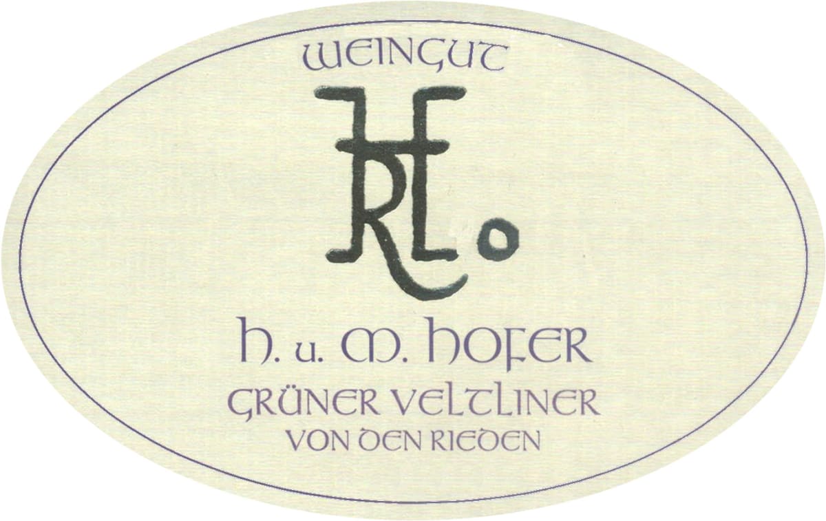 Bioweingut Hofer H U M von den Rieden Gruner Veltliner 2011 Front Label