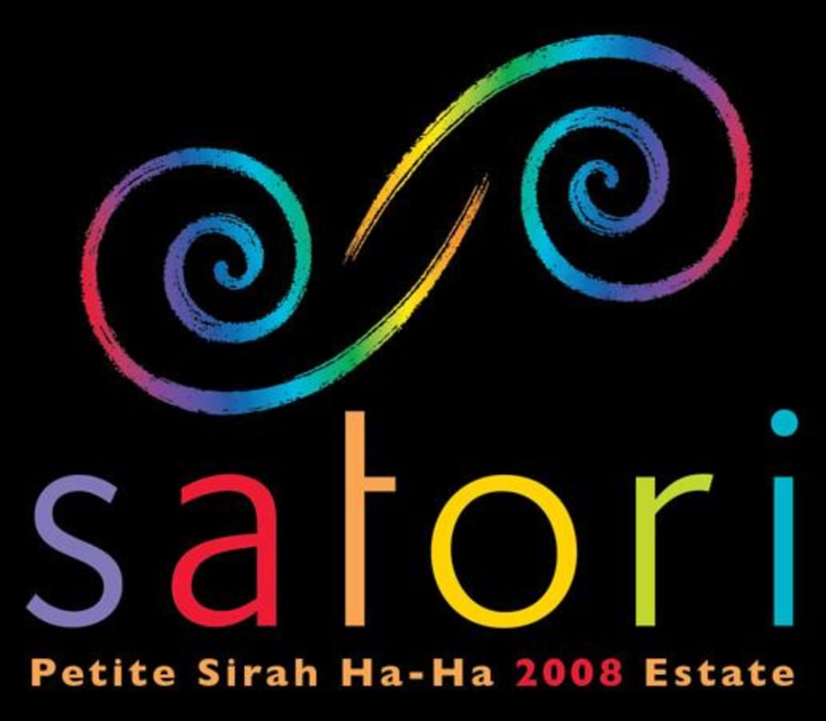 Satori Cellars Petite Sirah Ha Ha 2008 Front Label