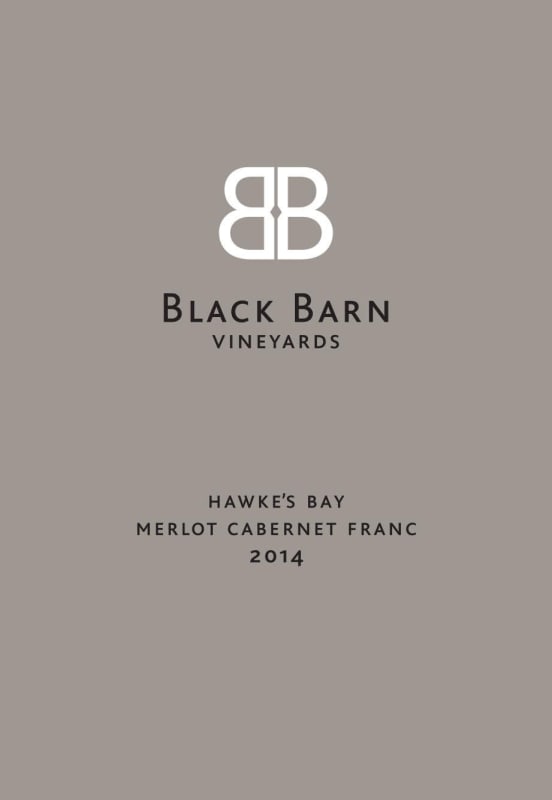 Black Barn Vineyards Merlot Cabernet Franc 2014 Front Label