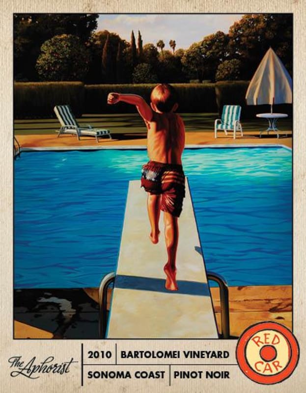 Red Car The Aphorist Pinot Noir 2010 Front Label