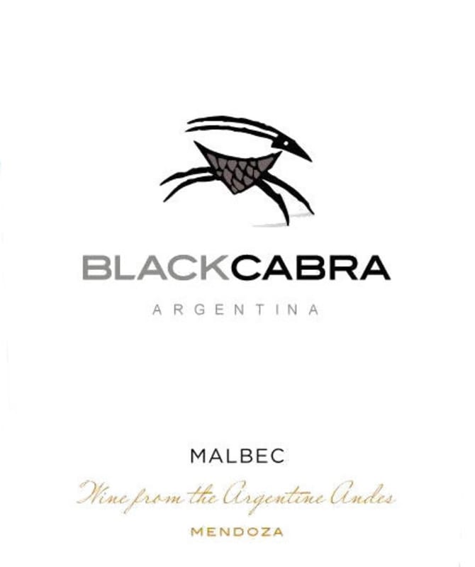 Black Cabra Malbec 2014 Front Label