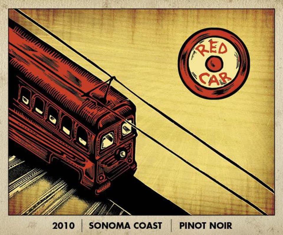 Red Car Trolley Series Pinot Noir 2010 Front Label