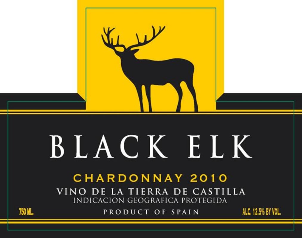 Black Elk Wines Chardonnay 2010 Front Label