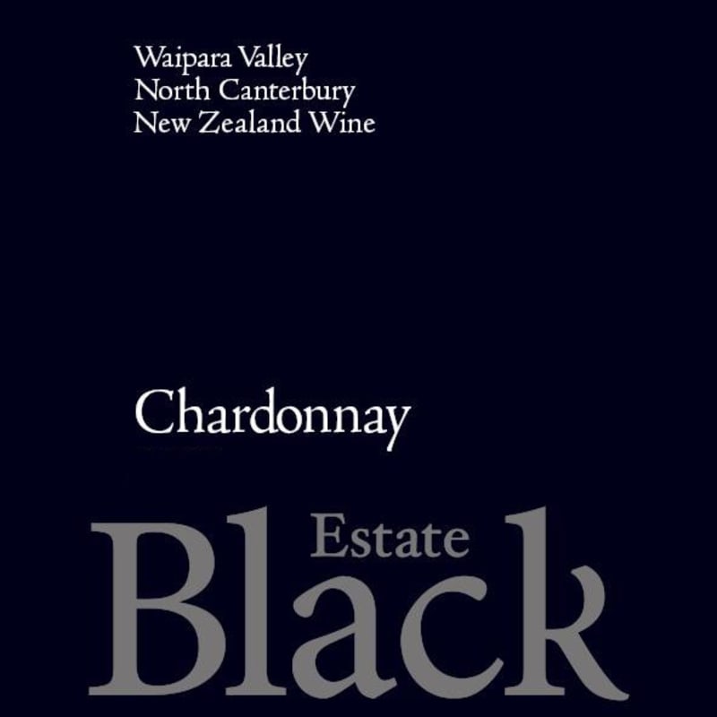 Black Estate Chardonnay 2015 Front Label